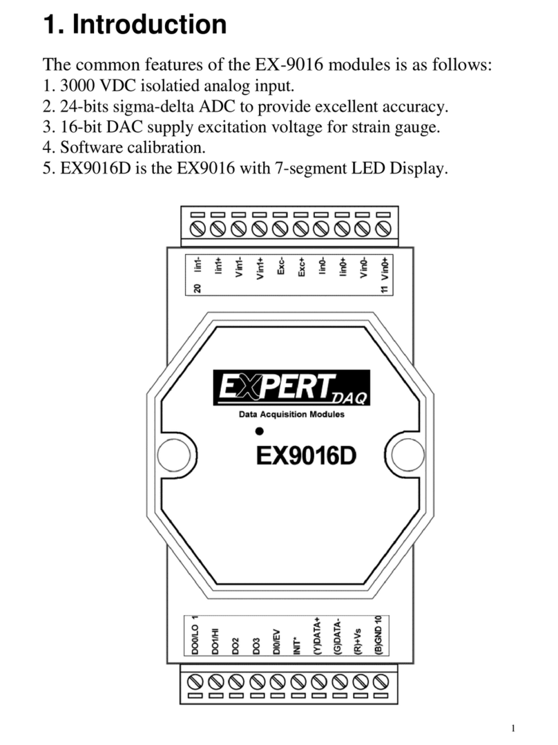 ExpertDAQ EX-9016 manual