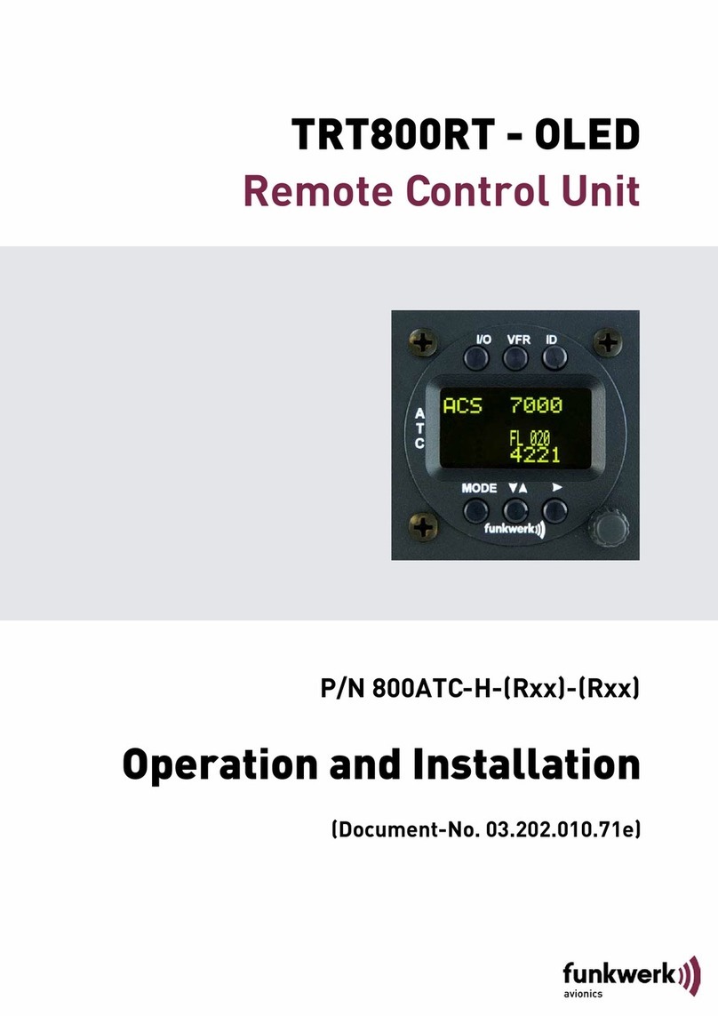 Funkwerk TRT800RT Operation and installation