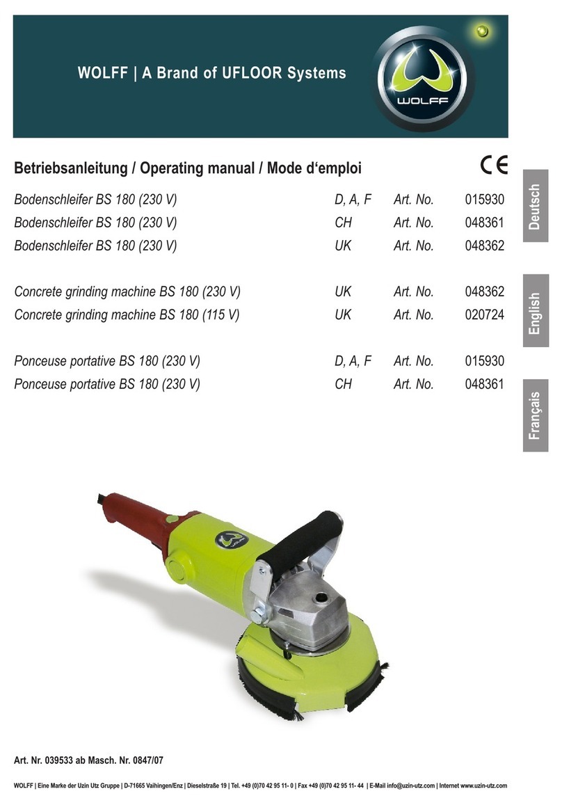 WOLFF BS 180 User manual