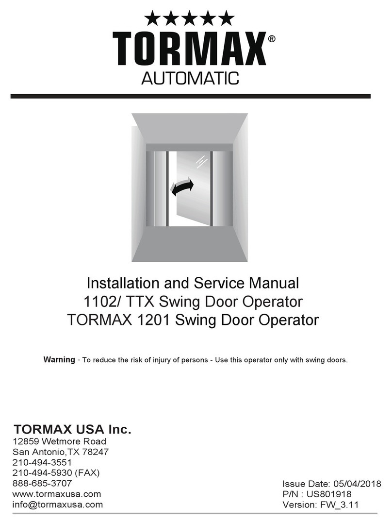 Tormax 1102 Manual