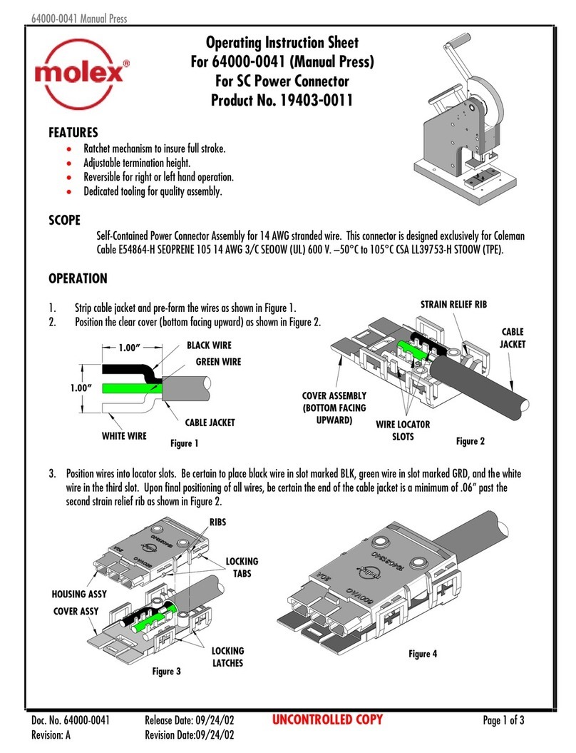 molex 64000-0041 User manual