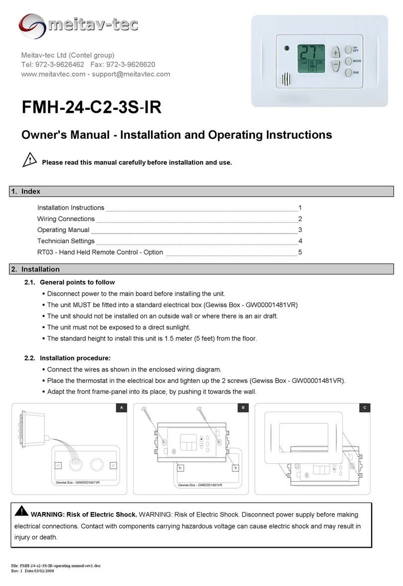 meitav-tec FMH-24-C2-3S-IR owner's manual