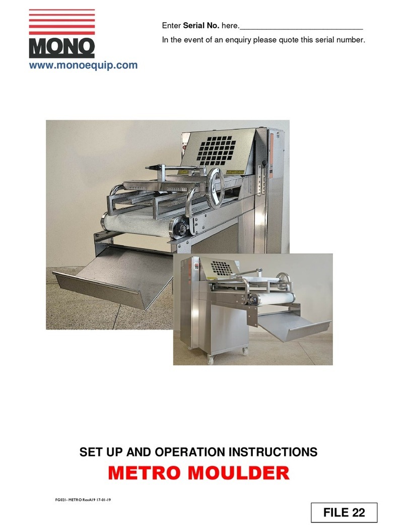 Mono Equipment METRO Setup and operation instructions