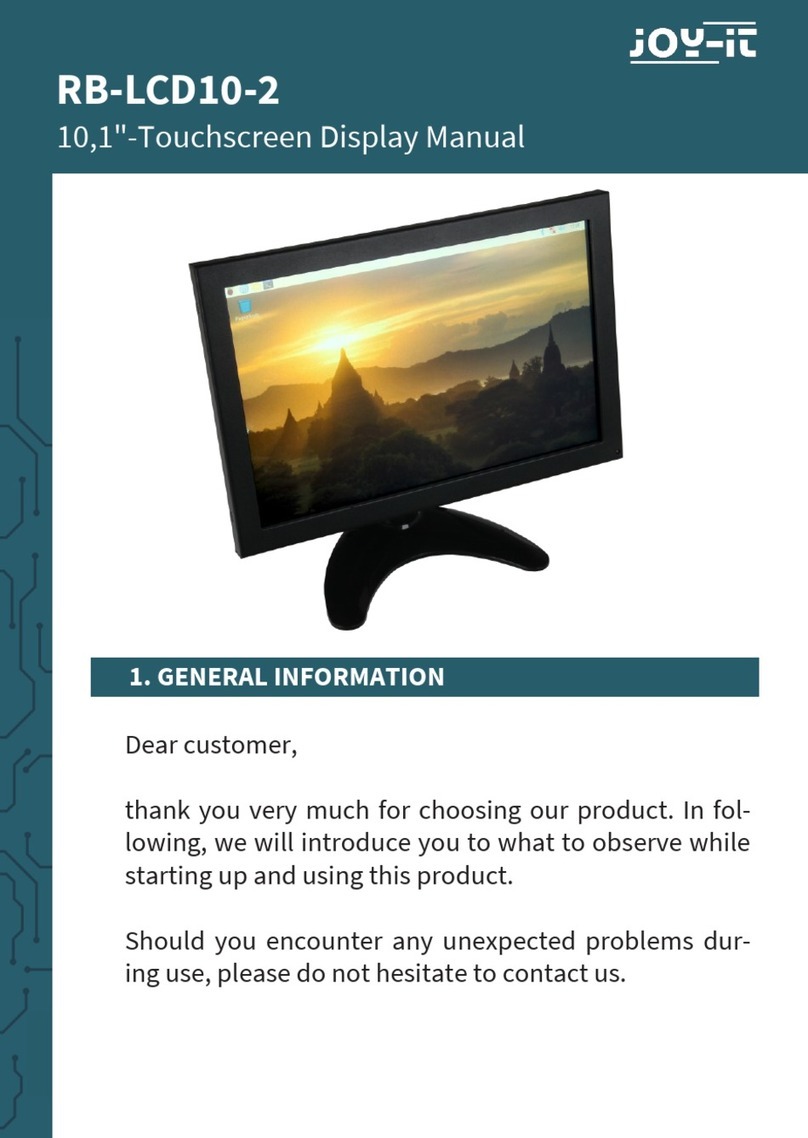 Joy-it RB-LCD10-2 User manual