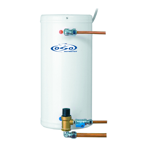 OSO HOTWATER MINI RM5 Installation and directions for use