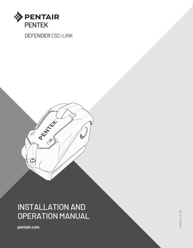 Pentair PENTEK DEFENDER CSC-LINK Installation and operation manual