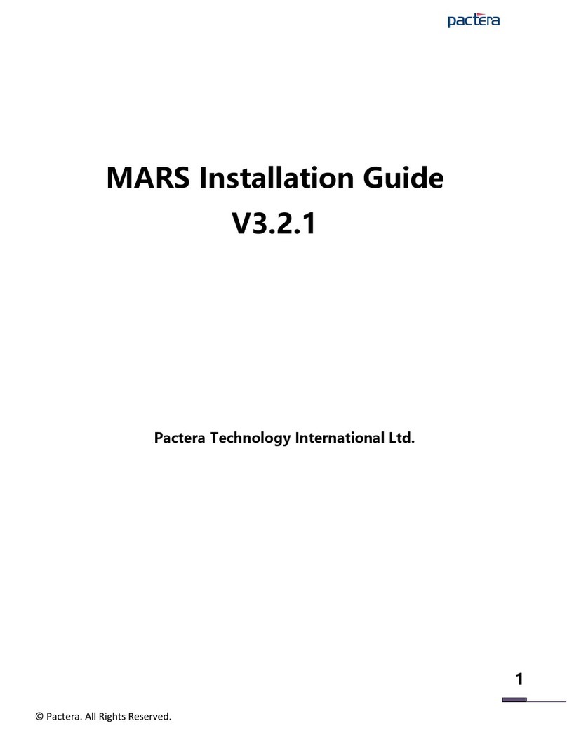 Pactera MARS installation guide