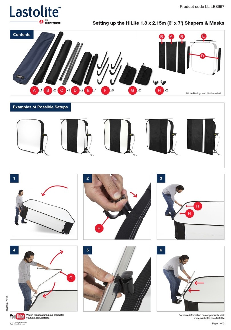 Manfrotto Lastolite User instructions