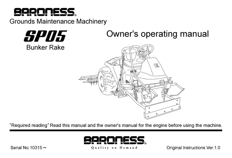 Baroness SP05 Owner's operating manual