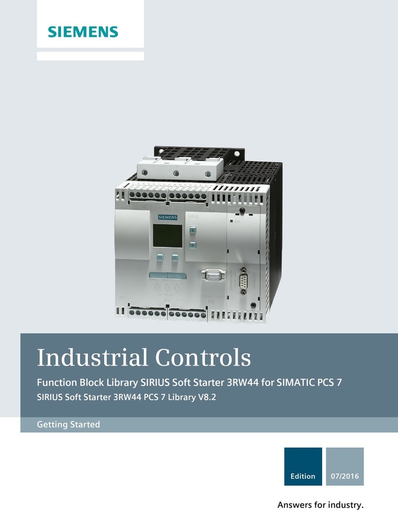 Siemens SIRIUS 3RW44 Getting started