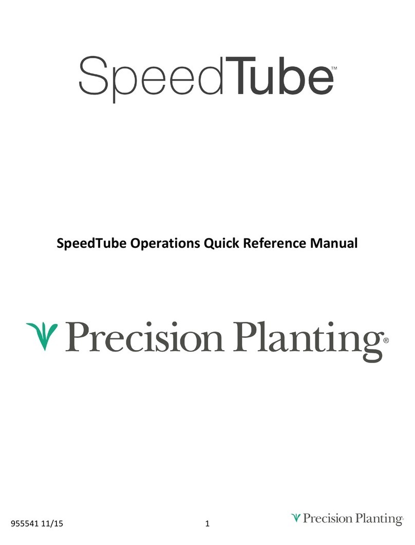 Precision Planting SpeedTube Operations Quick Reference Manual