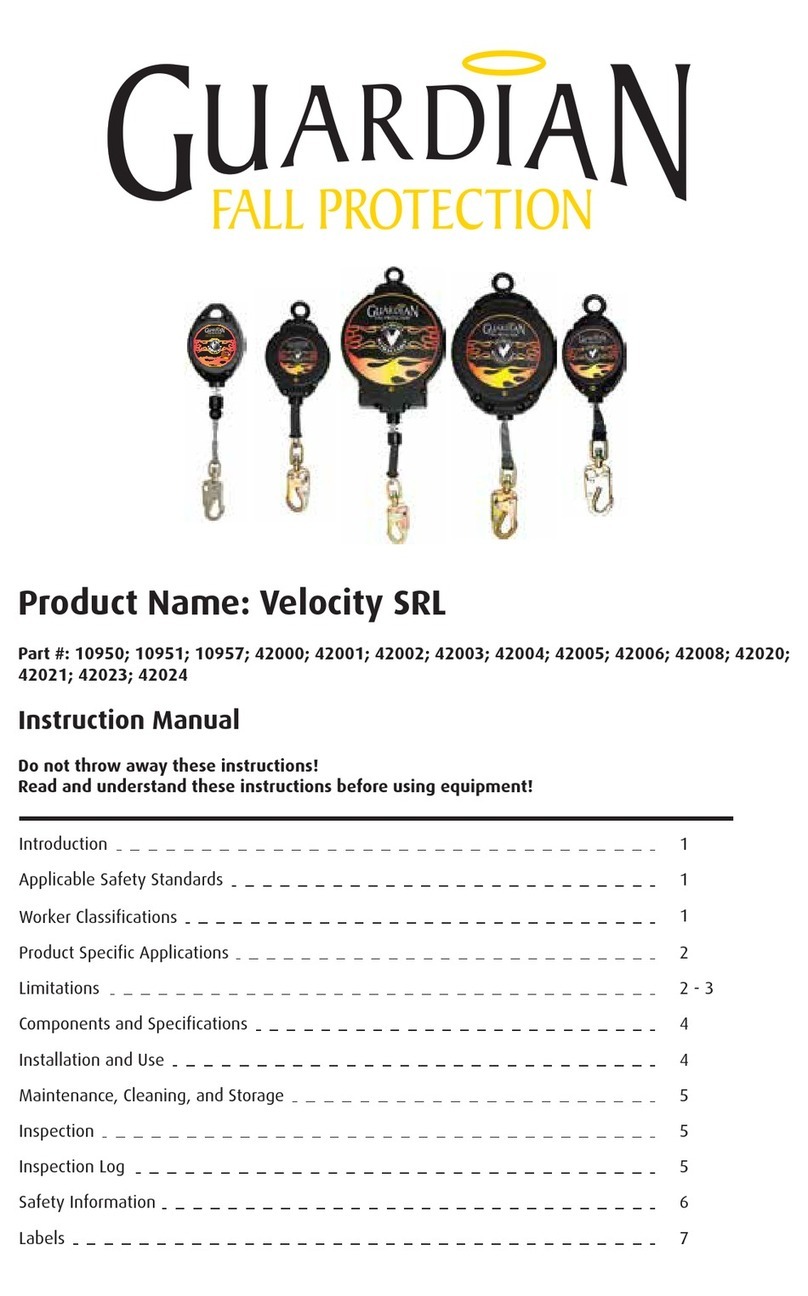 Guardian Fall Protection 42000 instruction manual