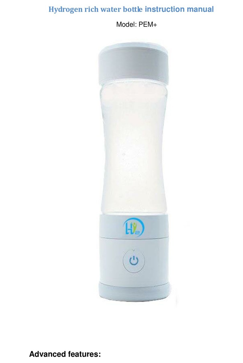 Hydrogen For Health PEM+ instruction manual