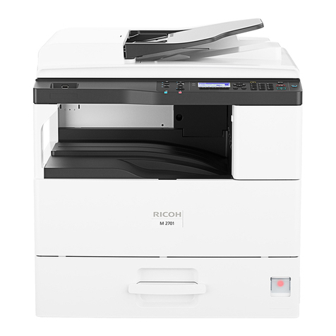 Ricoh M 2701 User manual