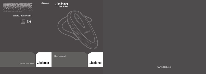 Jabra BT150 - Headset - Over-the-ear user manual