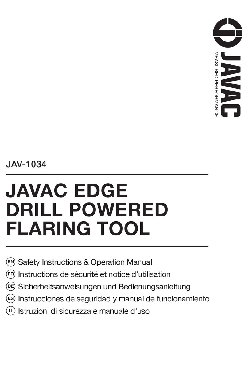 JAVAC JAV-1034 Safety instructions & operation manual