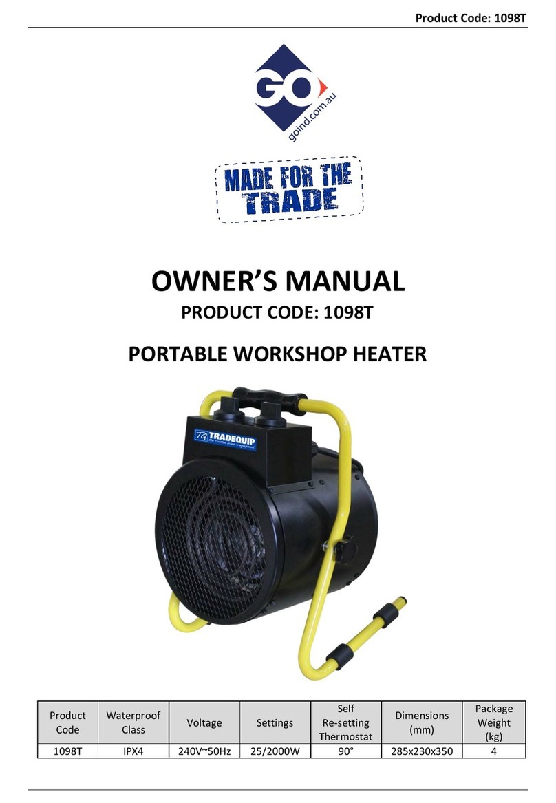 Go 1098T owner's manual