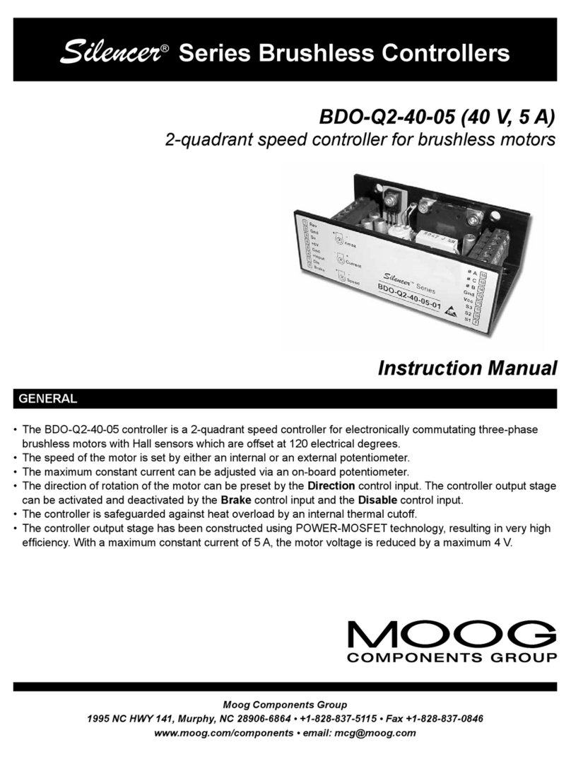 Moog Silencer Series User manual Moog Silencer Series User manual