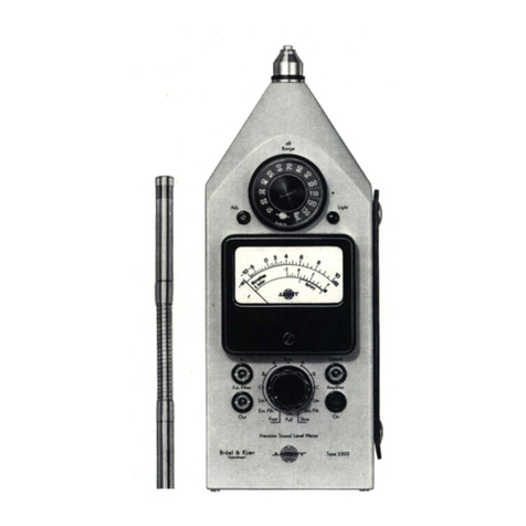 BRUEL & KJAER 2203 User manual