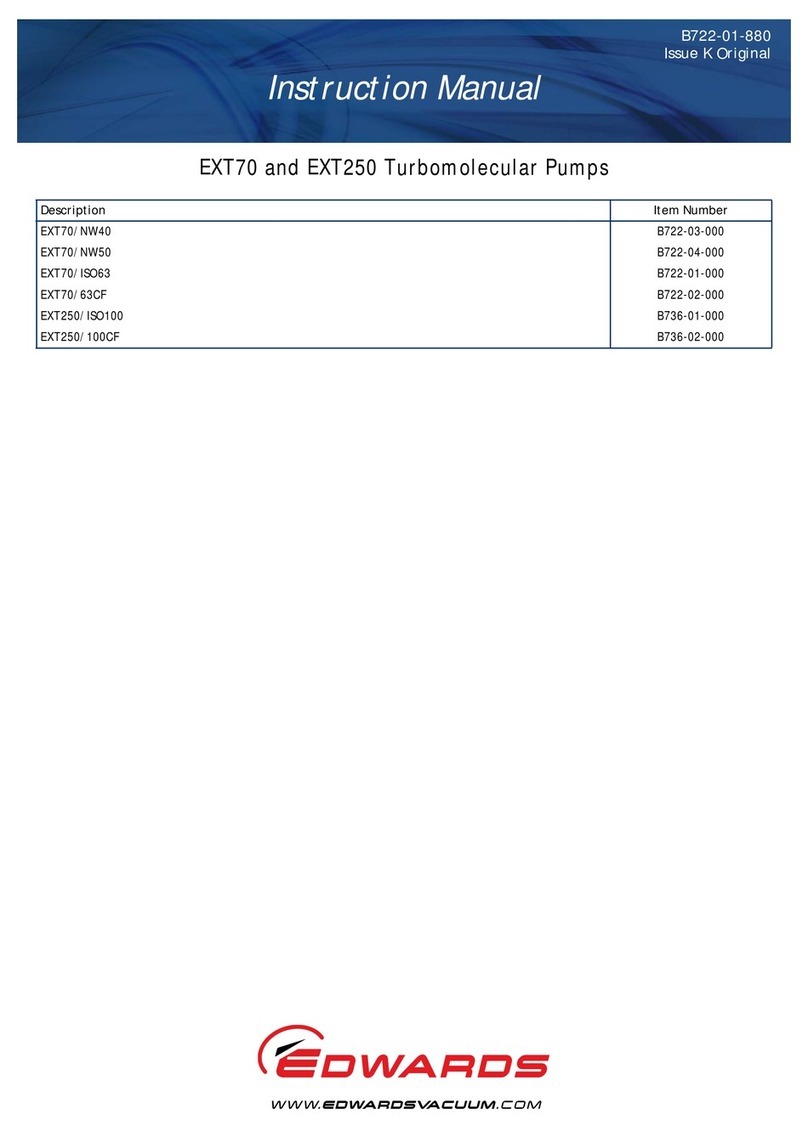 Edwards EXT70 Series User manual