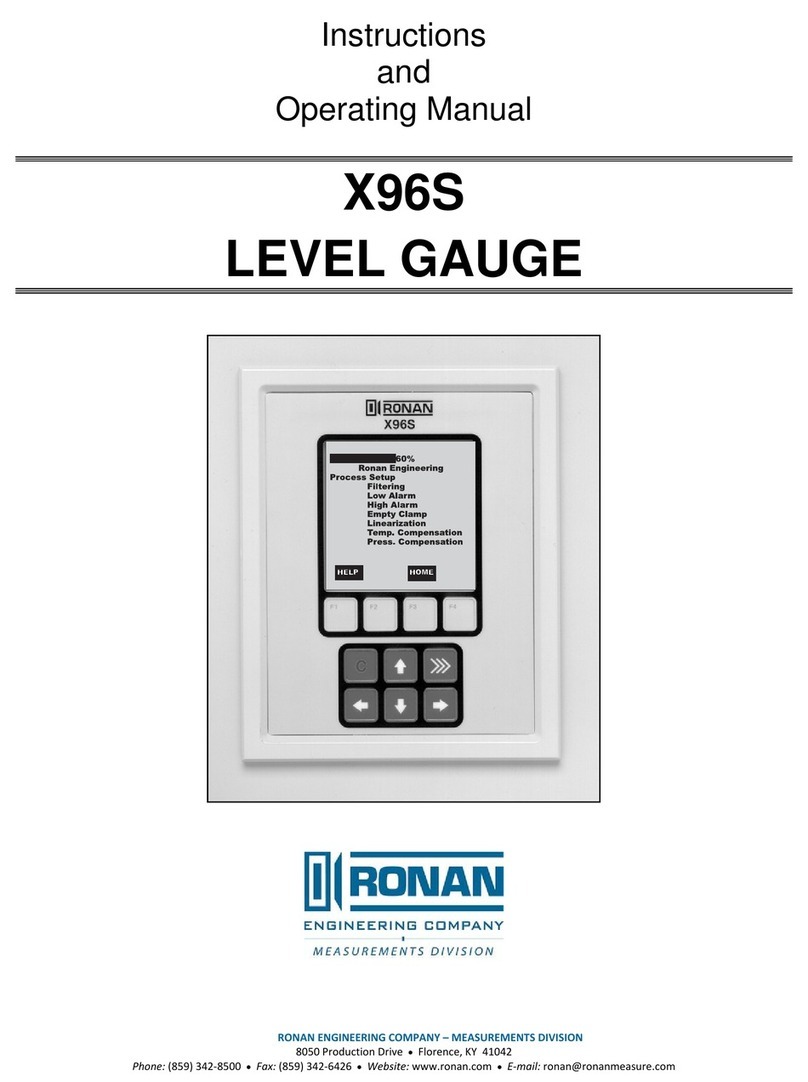 Ronan Engineering X96S Instructions and operating manual