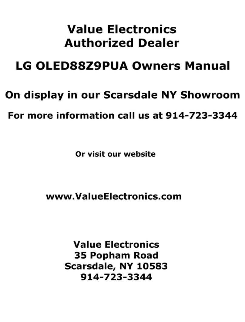 LG SIGNATURE OLED88Z9PUA Parts list manual