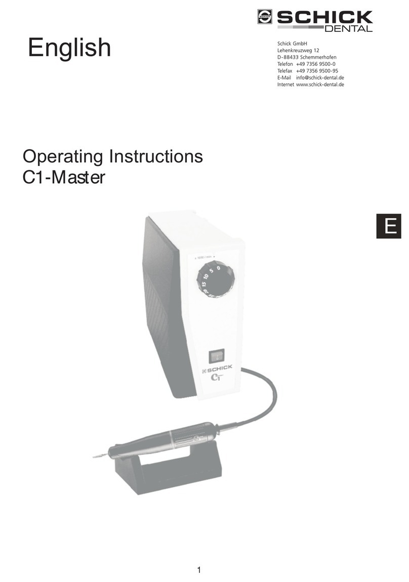 Schick Dental C1-Master operating instructions