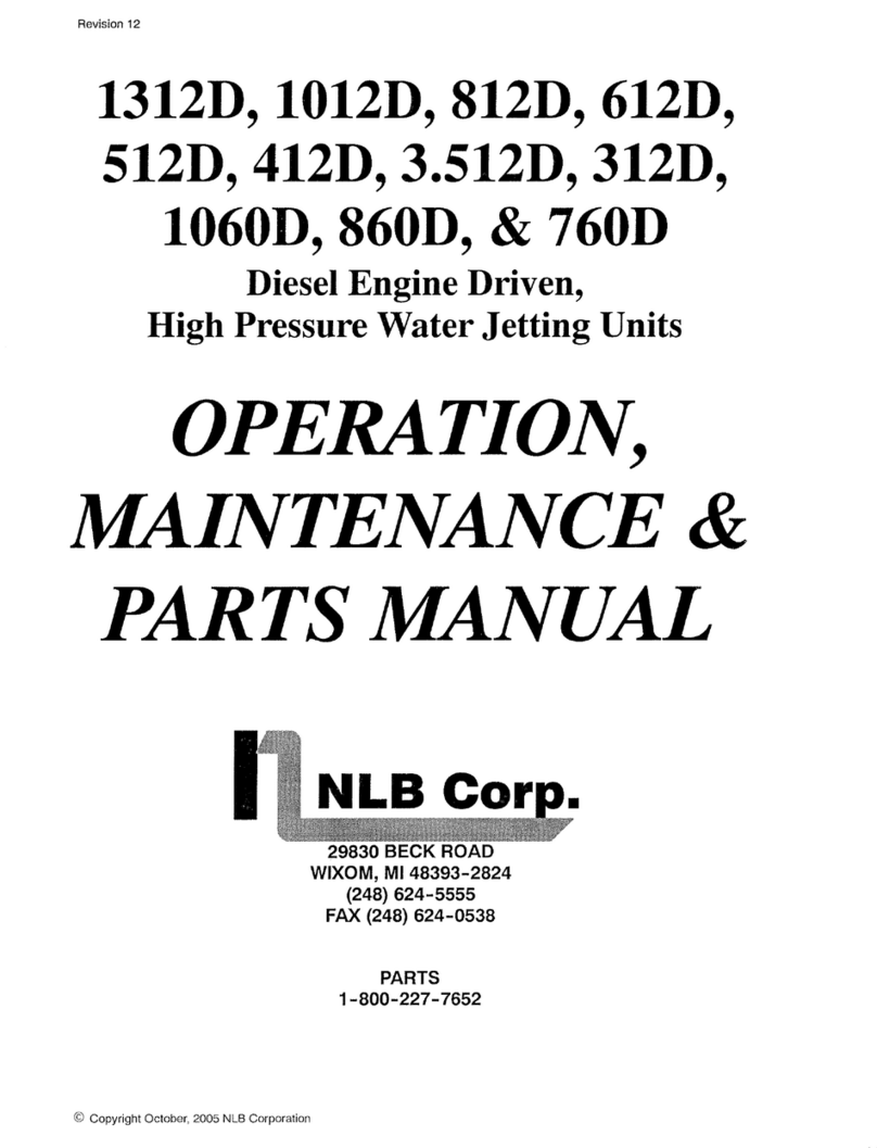 NLB 1312D Operation Maintenance & Parts Manual