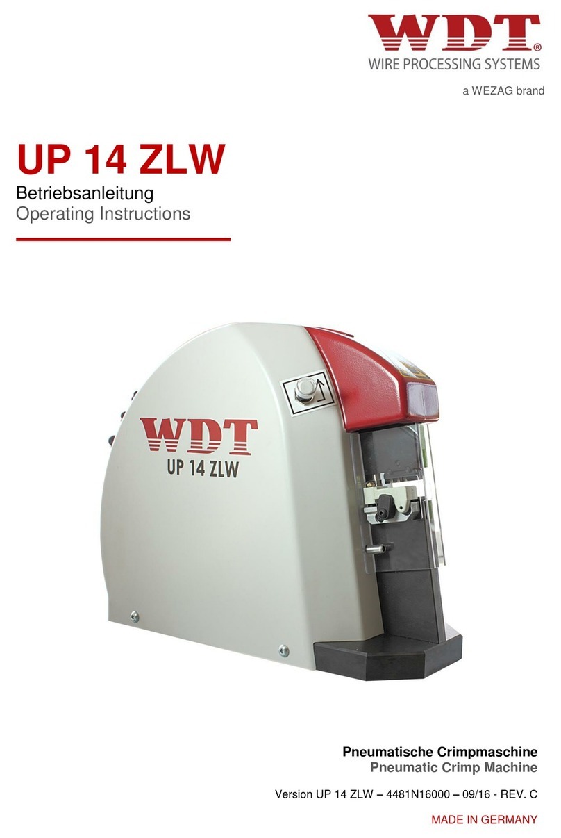 Wezag WDT UP 14 ZLW operating instructions