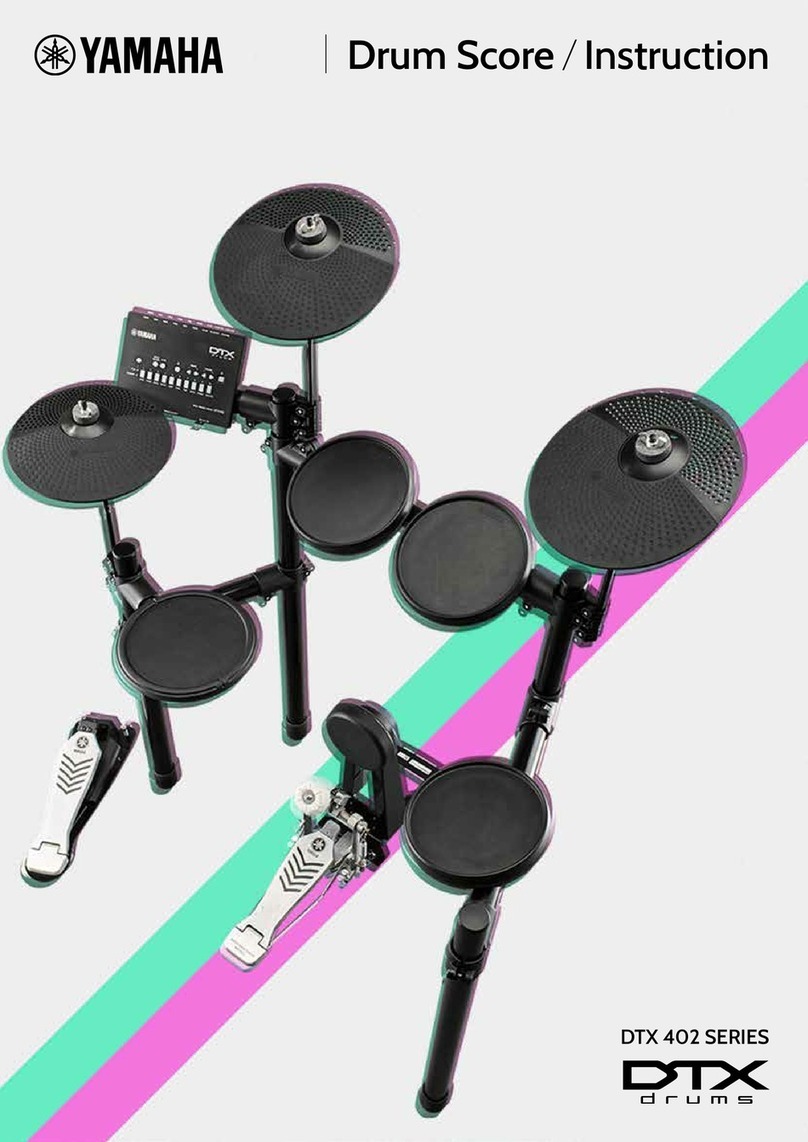 Yamaha Drum Score DTX 402 Series User manual