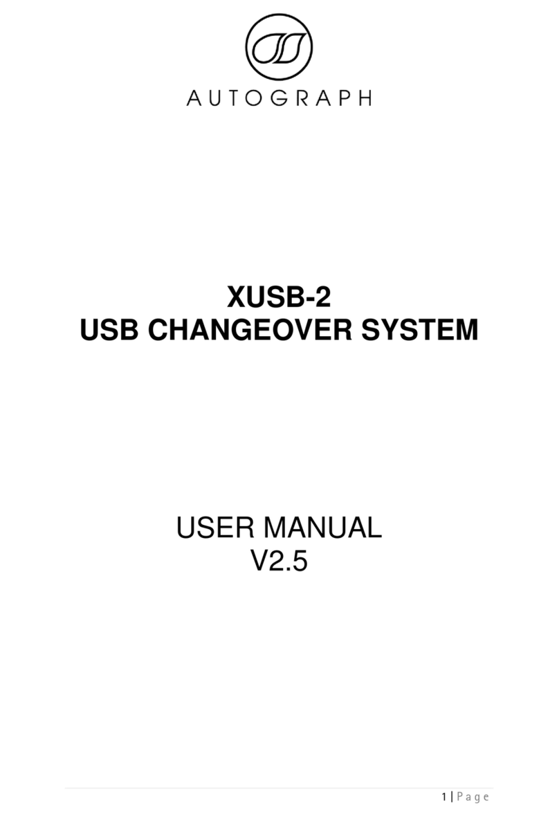 Autograph XUSB-2 user manual