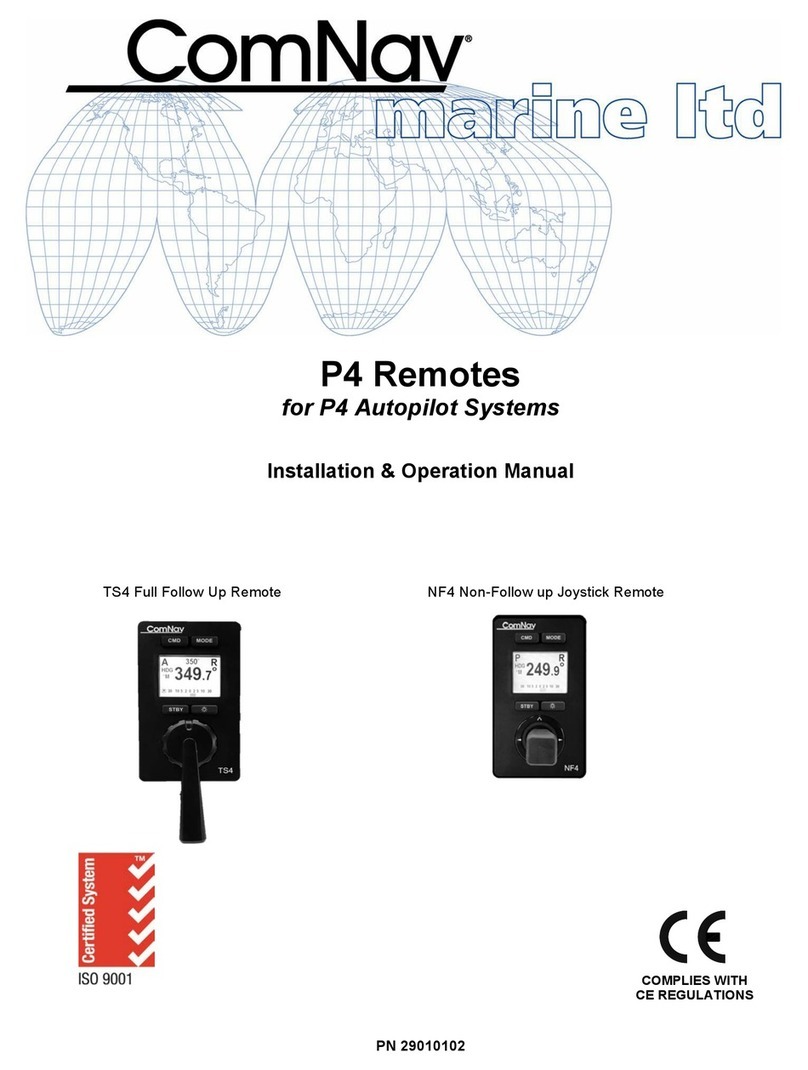 ComNav P4 Remotes Series Installation & operation manual