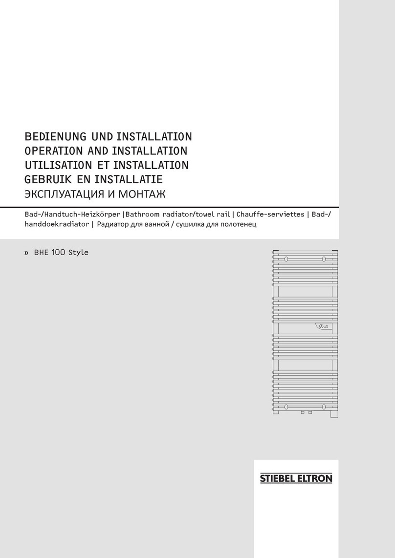 STIEBEL ELTRON BHE 100 Style Instruction Manual