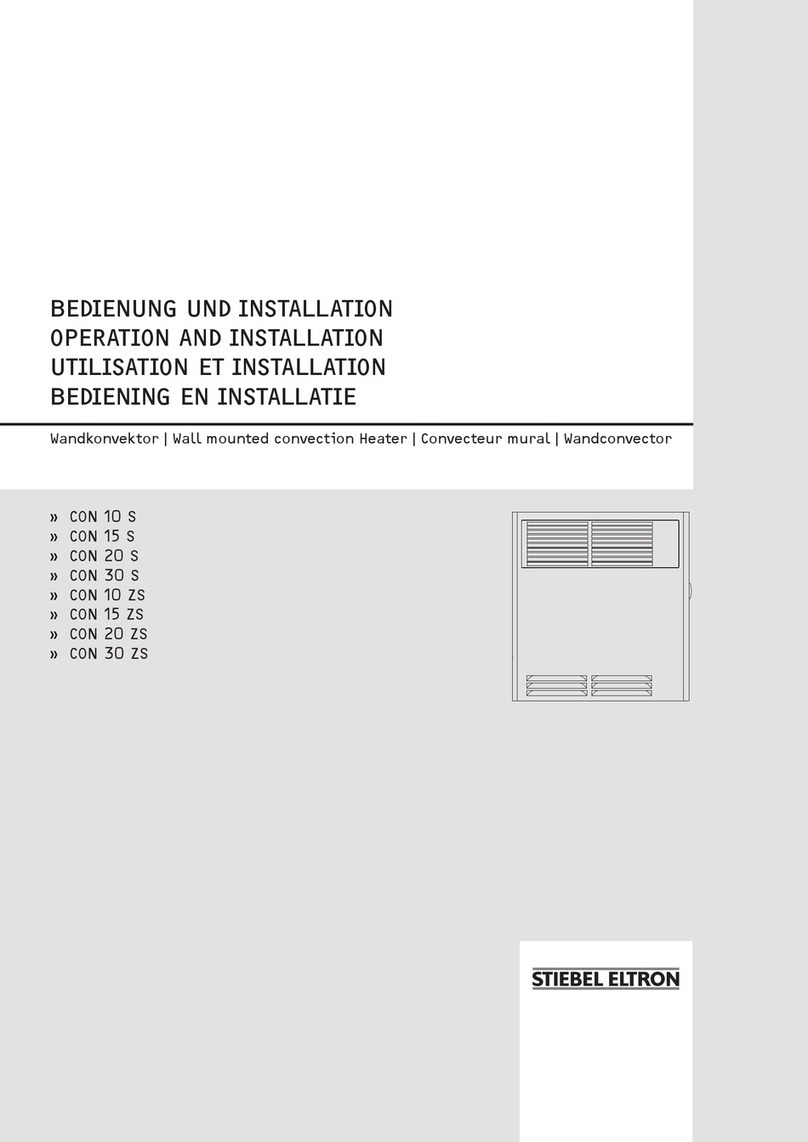 STIEBEL ELTRON Con 10 S Instruction Manual