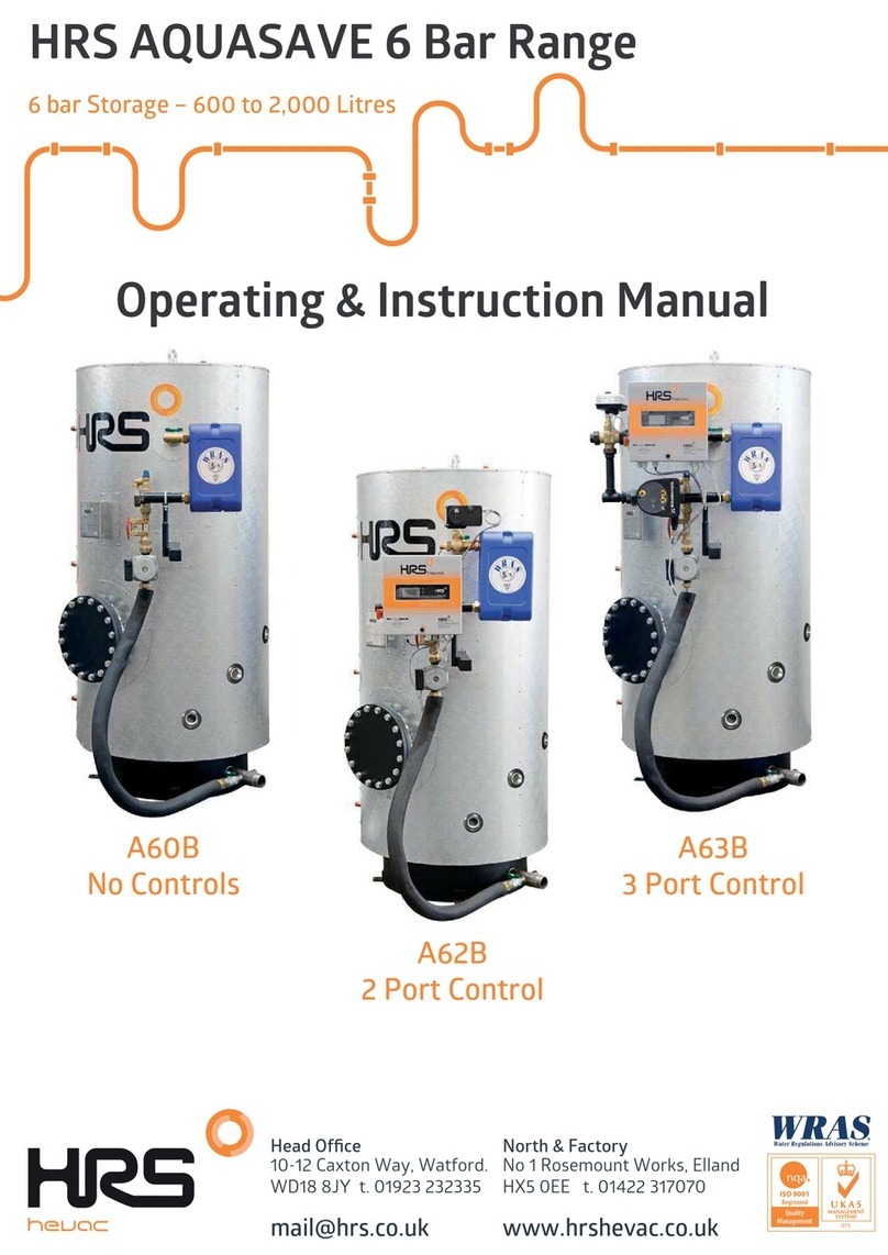 HRS AQUASAVE A6 Series Operating instructions manual HRS AQUASAVE A6 Series Operating instructions manual