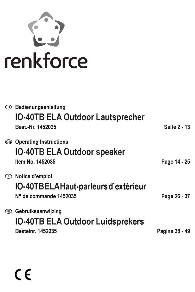 Renkforce IO-40TB ELA operating instructions