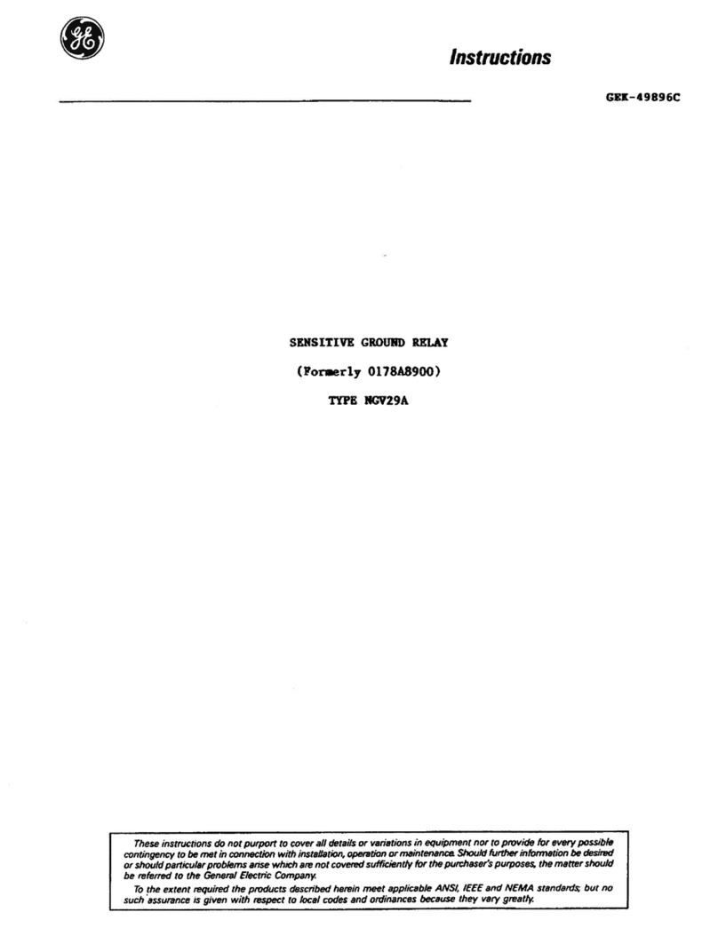 GE NGV29A User manual
