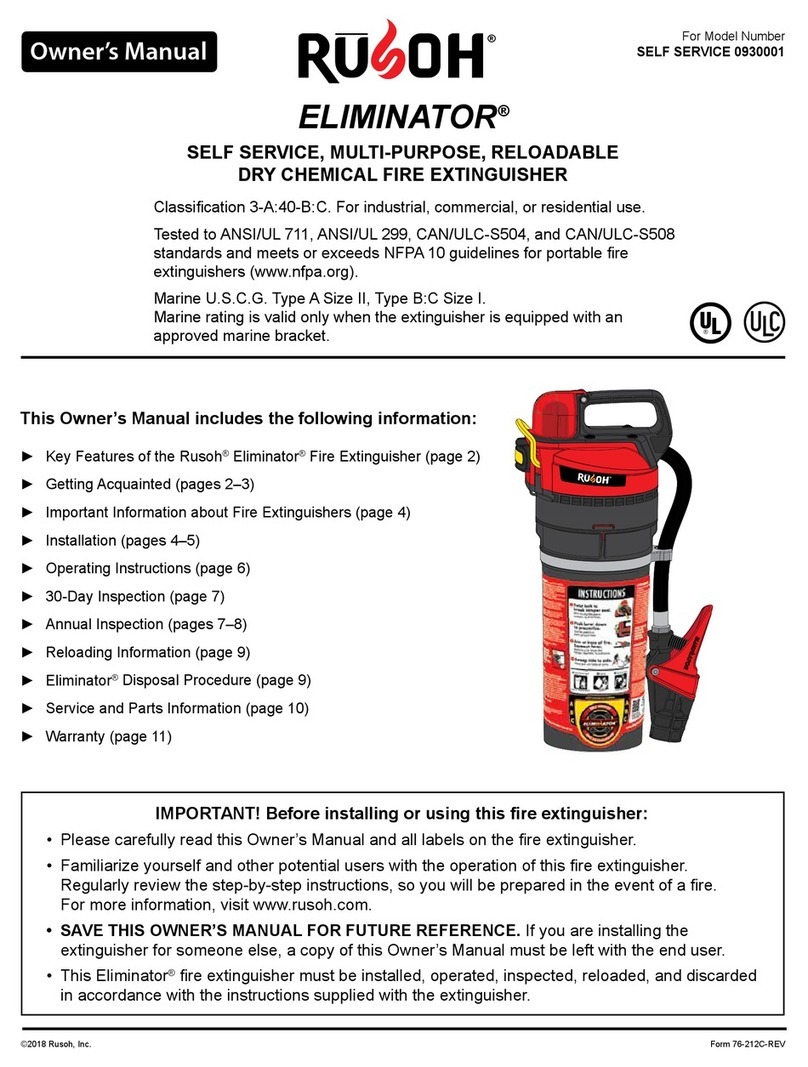Rusoh Eliminator owner's manual