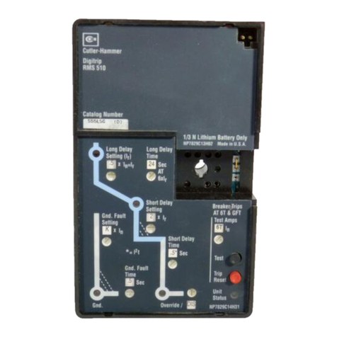Cutler-Hammer Digitrip RMS 510 instructions