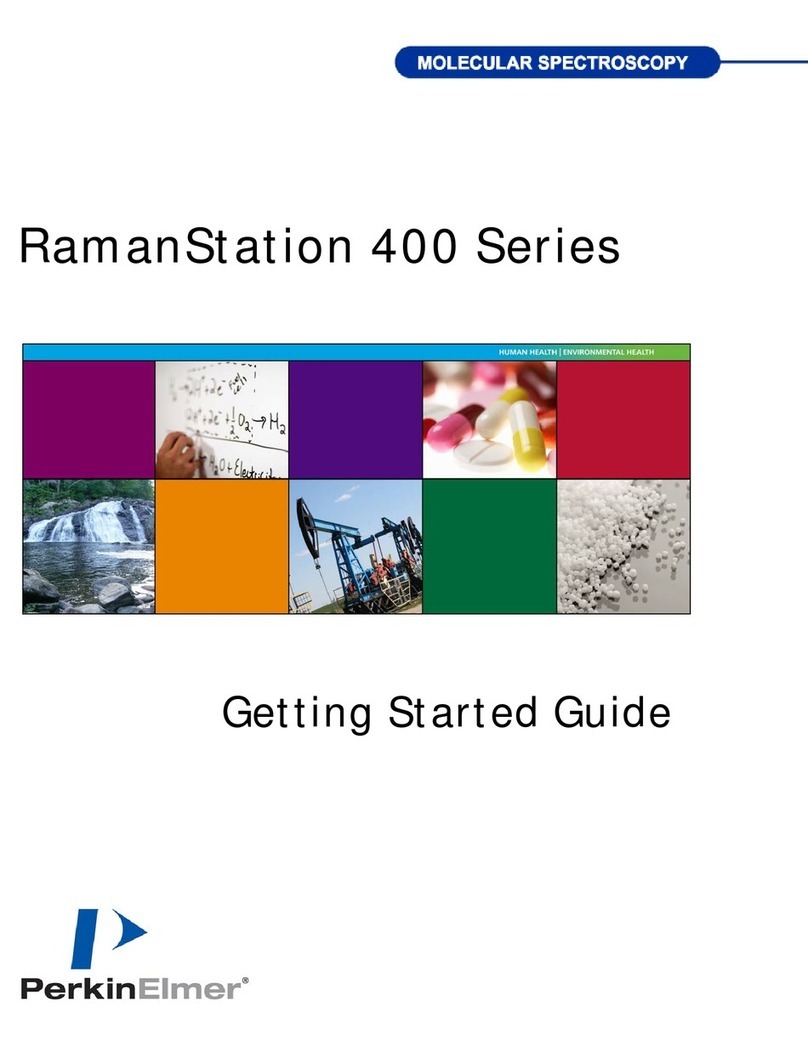 PerkinElmer RamanStation 400 Series Getting started guide