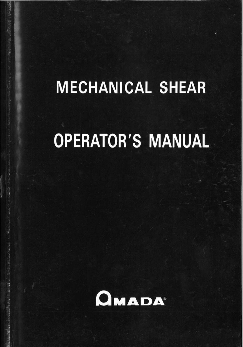Amada M-1245 Operator's manual