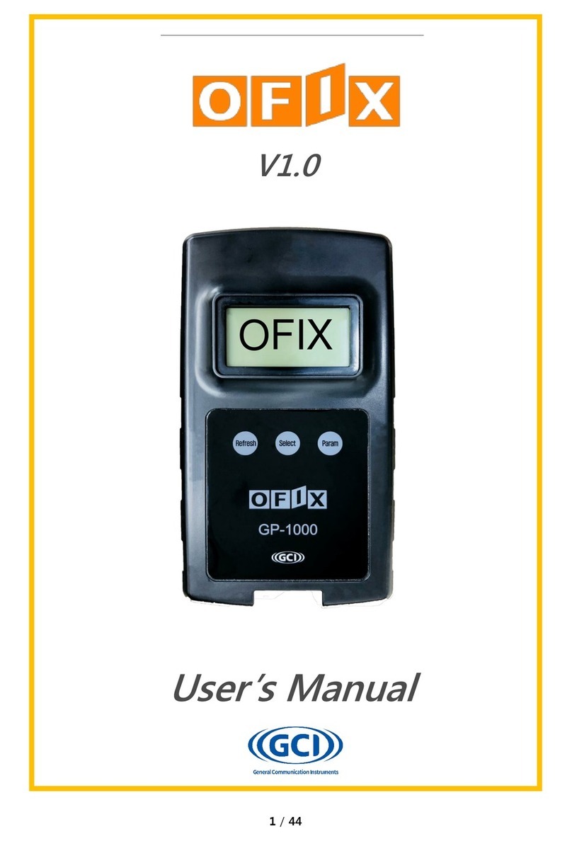 GCI Ofix GP-1000 user manual