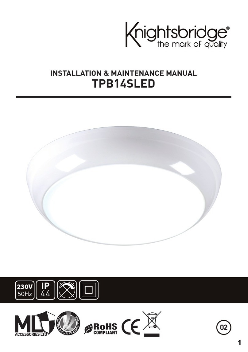 Knightsbridge TPB14SLED Instruction Manual
