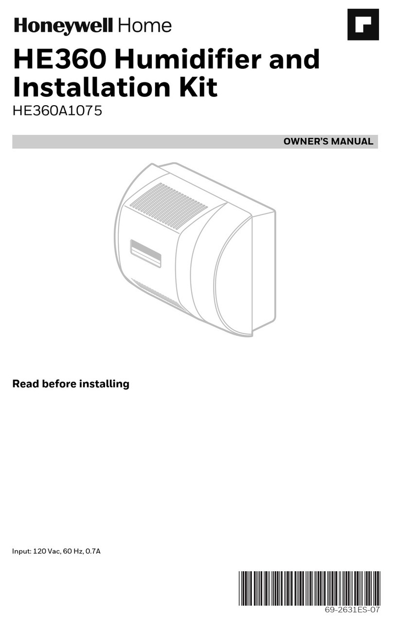 Honeywell Home HE360 User manual Honeywell Home HE360 User manual