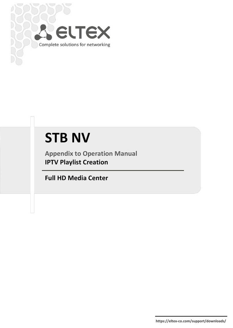 ELTEX STB NV User manual