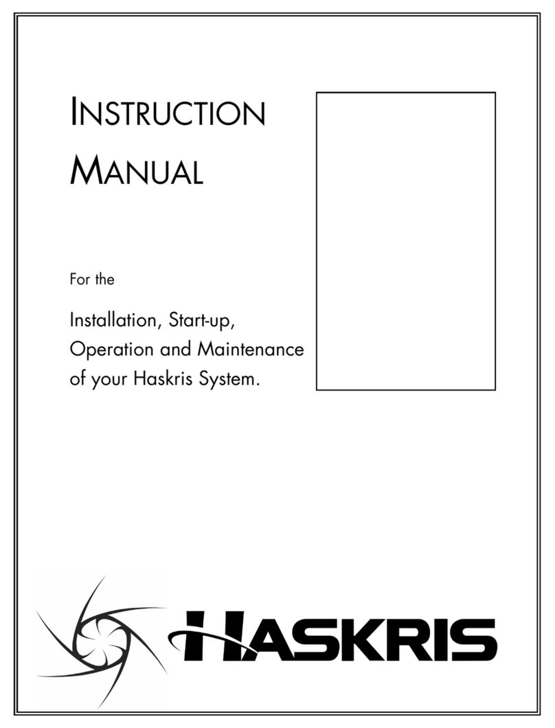 Haskris R1600 instruction manual
