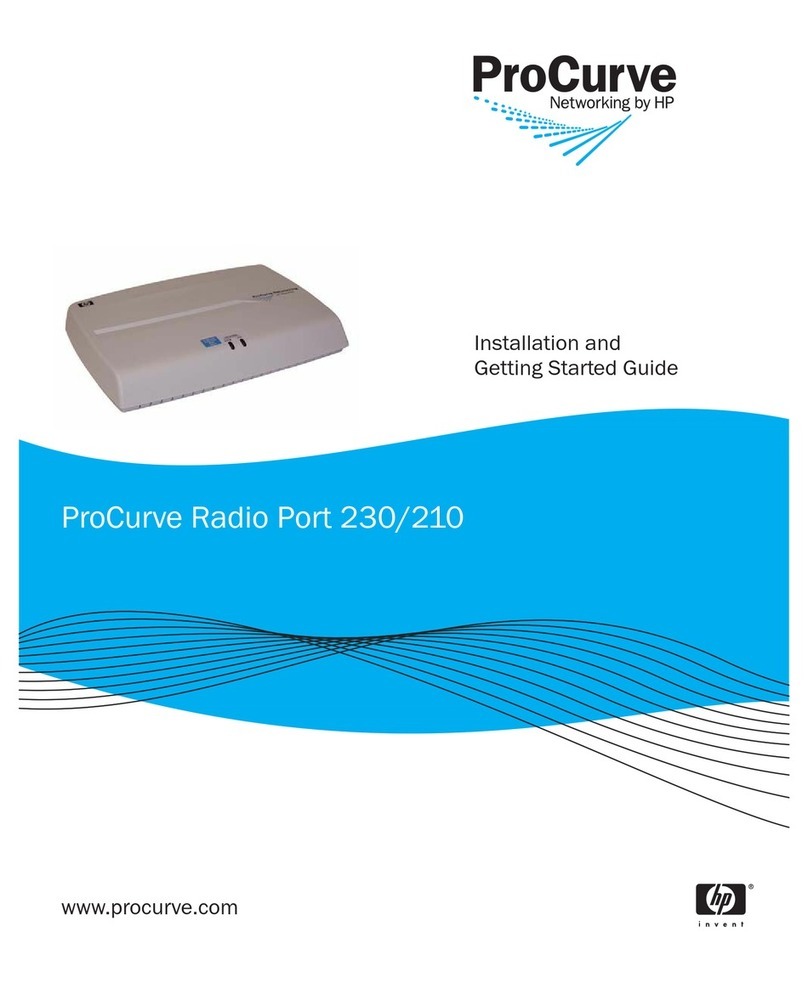 HP ProCurve Radio Port 230 User manual HP ProCurve Radio Port 230 User manual