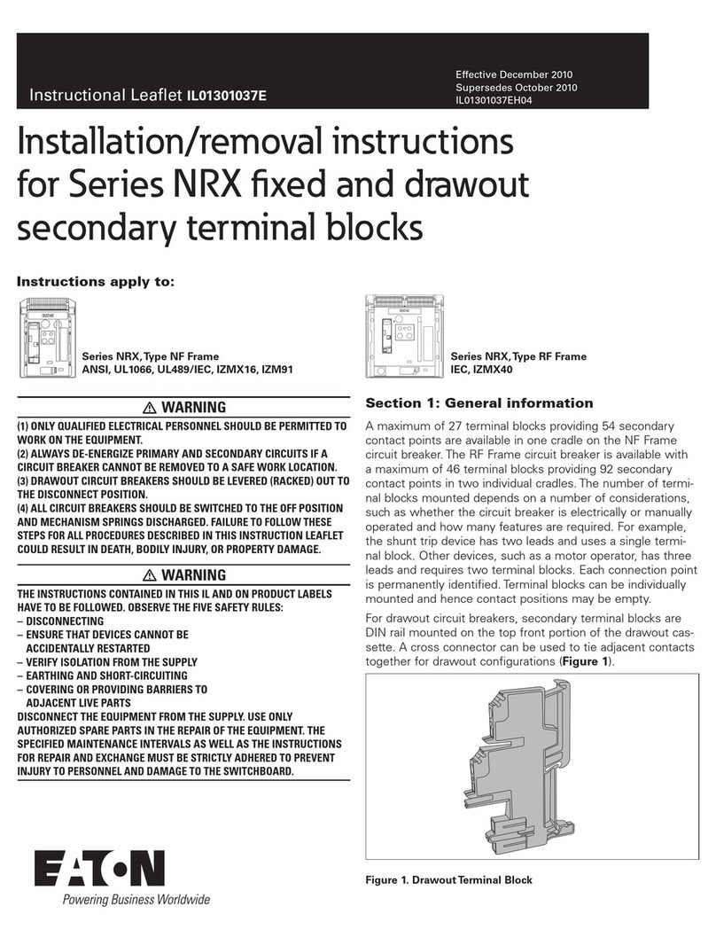 Eaton Series NRX Instructional Leaflet
