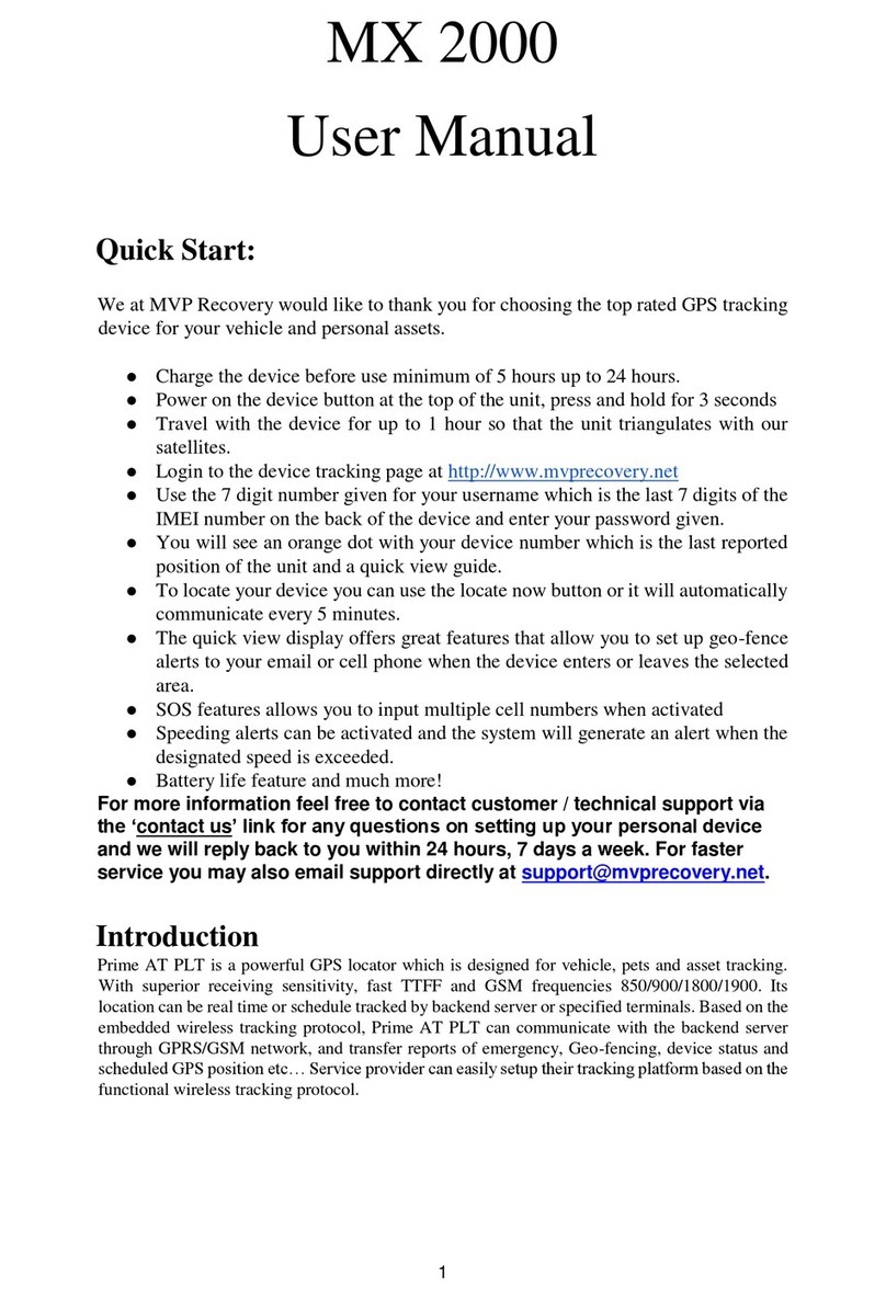 MVP Recovery MX 2000 user manual