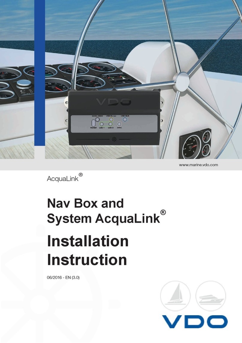 VDO AcquaLink Nav Box Installation instruction